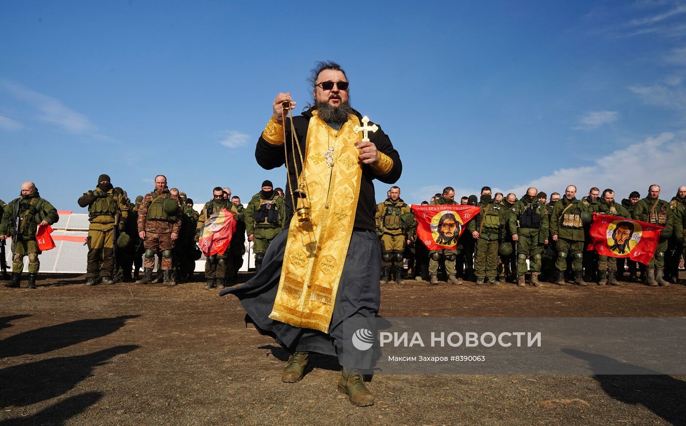 Богослужение в зоне СВО