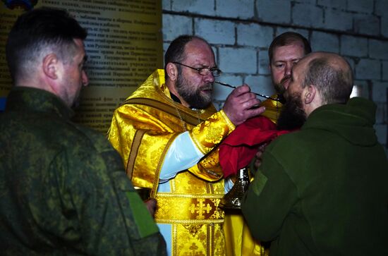 Богослужение в зоне СВО