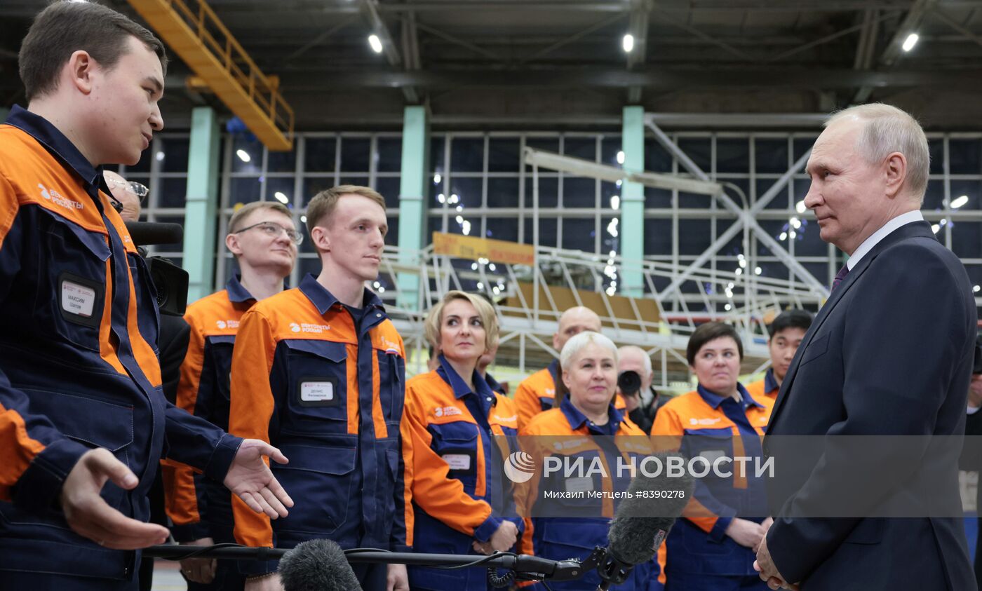 Рабочая поездка президента В. Путина в Бурятию