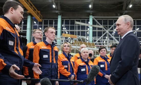 Рабочая поездка президента В. Путина в Бурятию