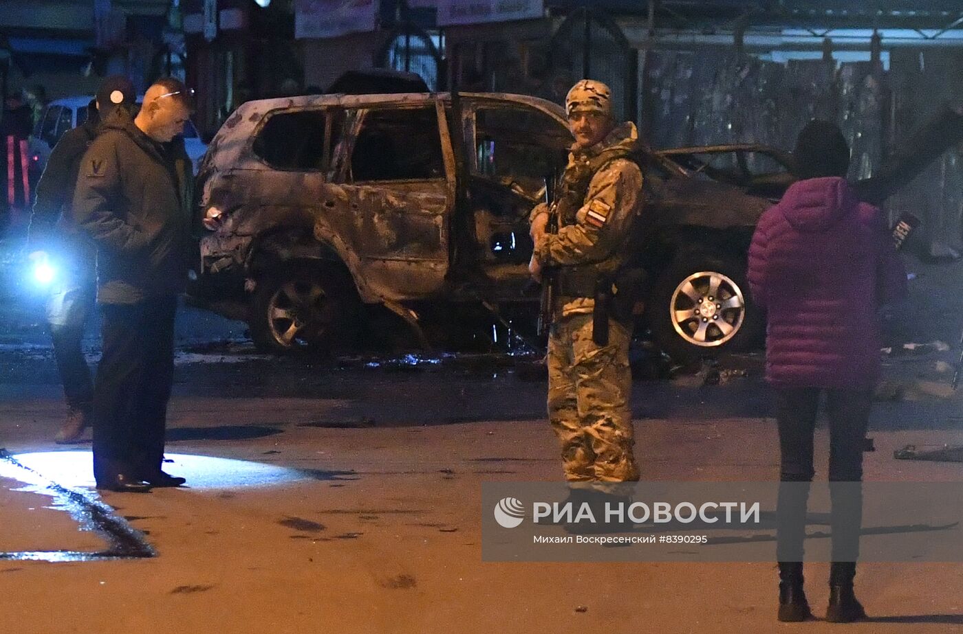 В центре Мелитополя взорвался автомобиль