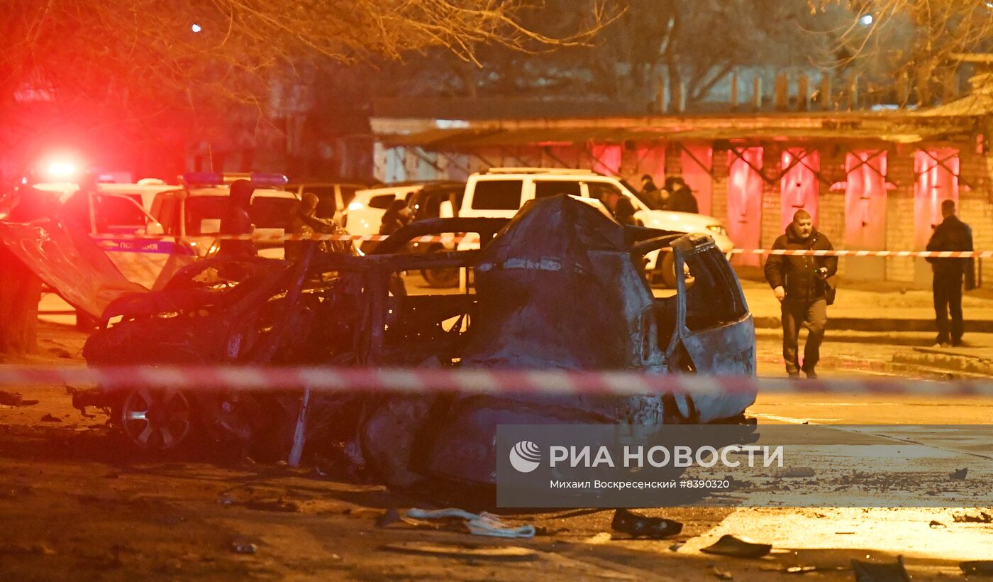 В центре Мелитополя взорвался автомобиль