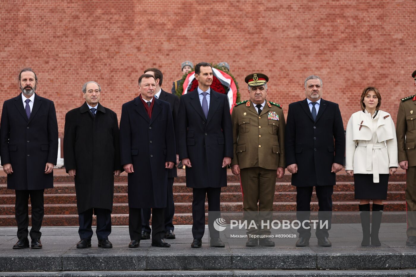 Президент Сирии Б. Асад возложил цветы к Могиле Неизвестного Солдата