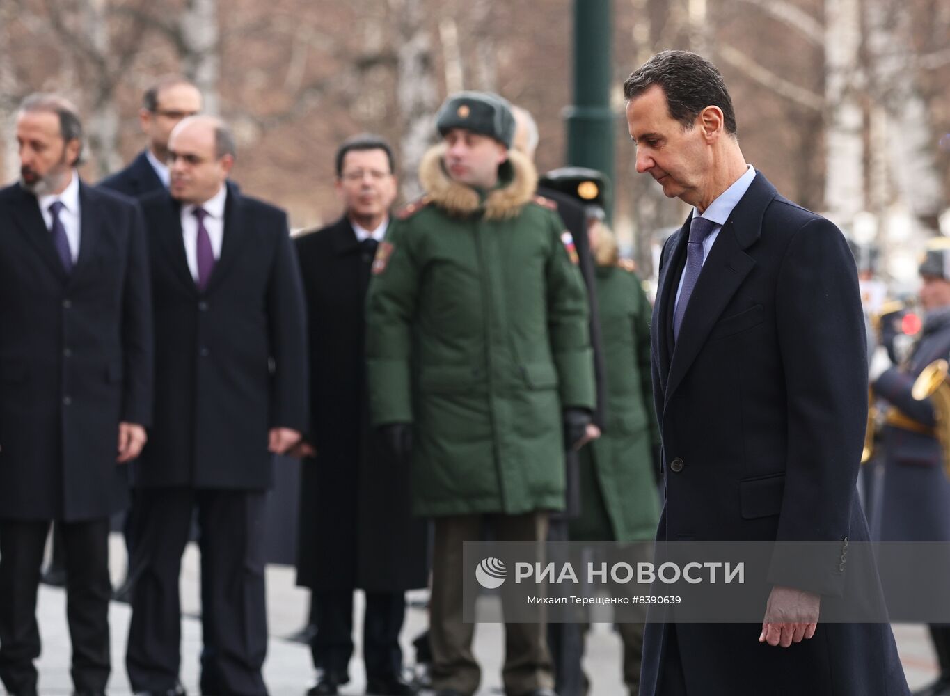 Президент Сирии Б. Асад возложил цветы к Могиле Неизвестного Солдата