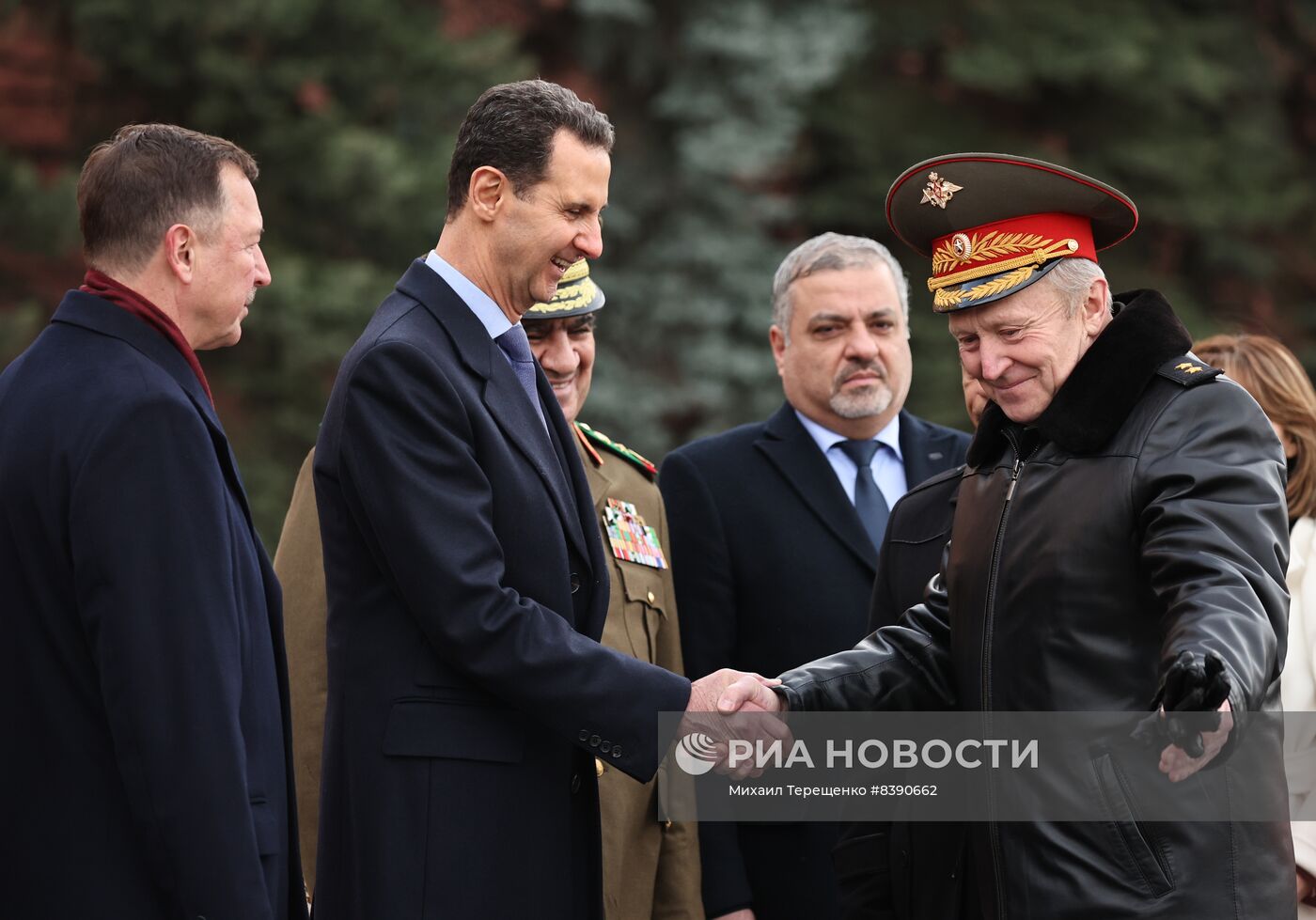 Президент Сирии Б. Асад возложил цветы к Могиле Неизвестного Солдата