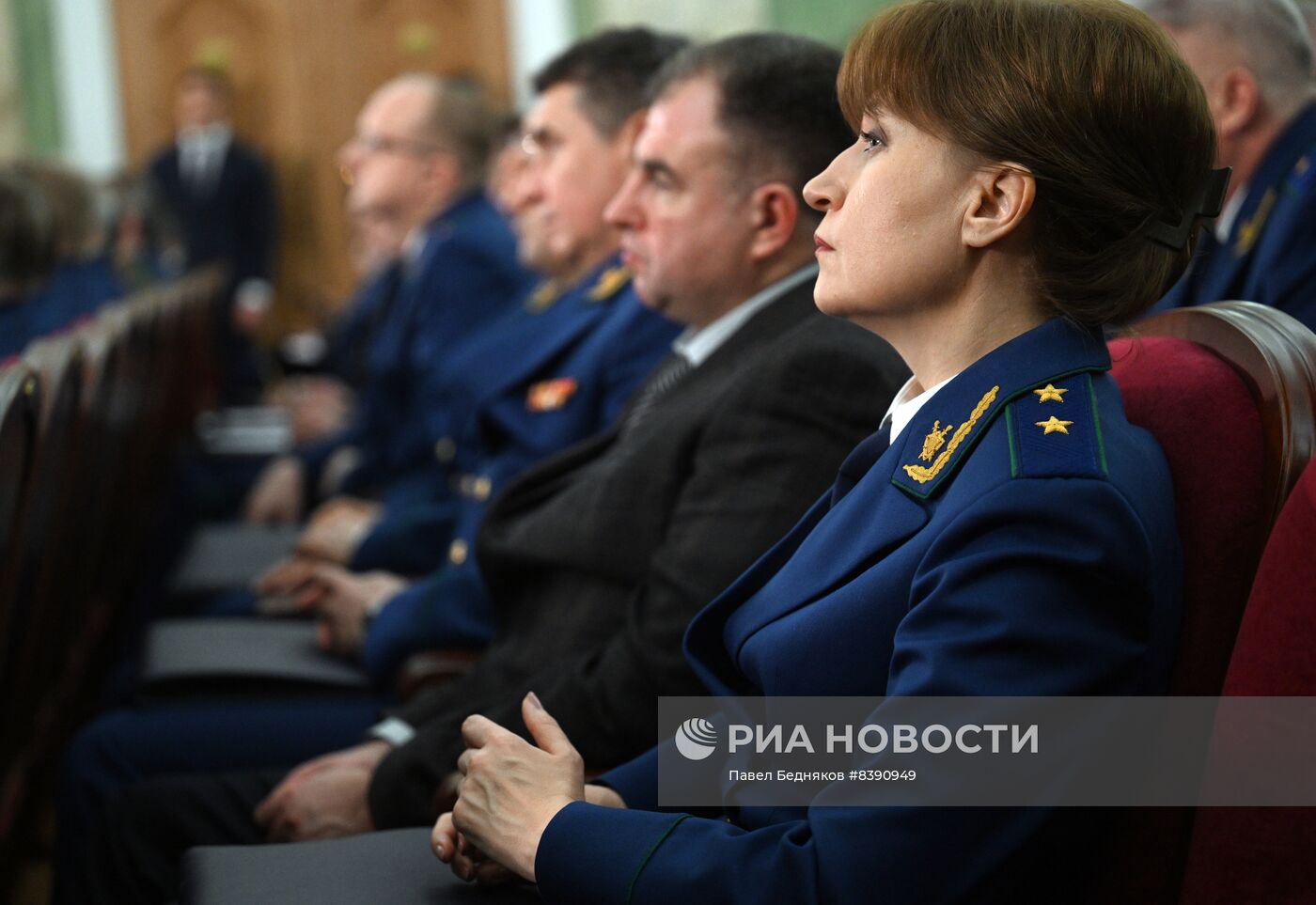 Президент РФ В. Путин принял участие в заседании коллегии Генпрокуратуры
