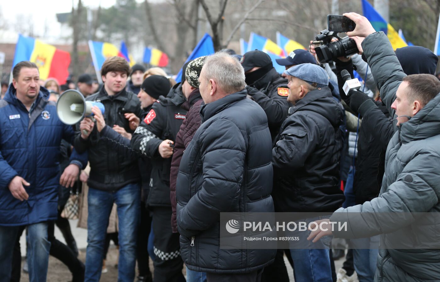 Протесты оппозиции в Молдове