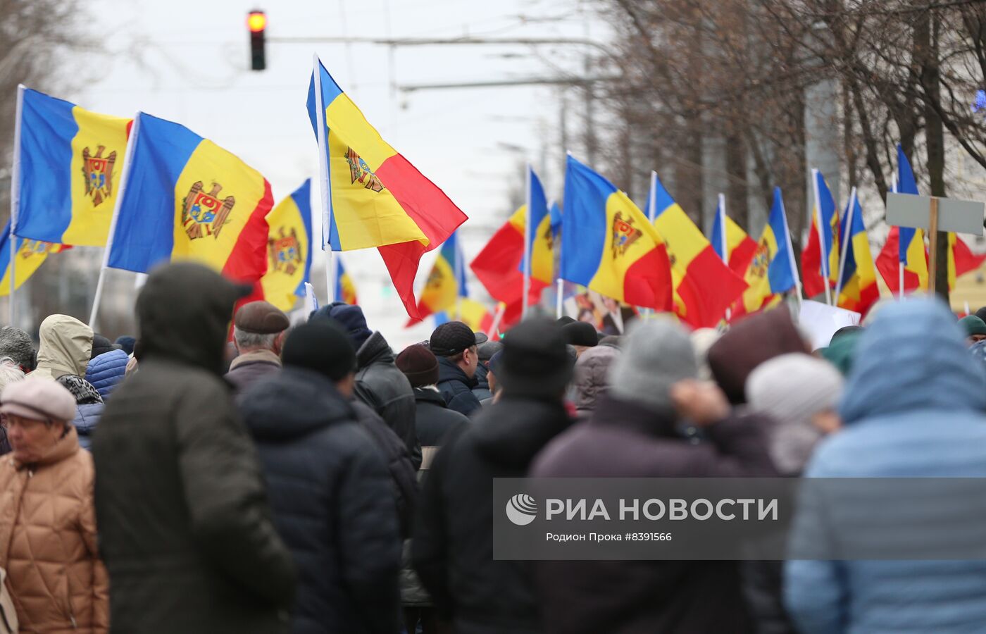 Протесты оппозиции в Молдове