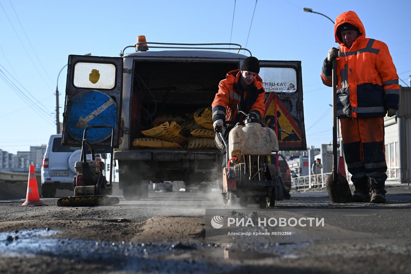 Поддерживающий ремонт дорог в Новосибирске