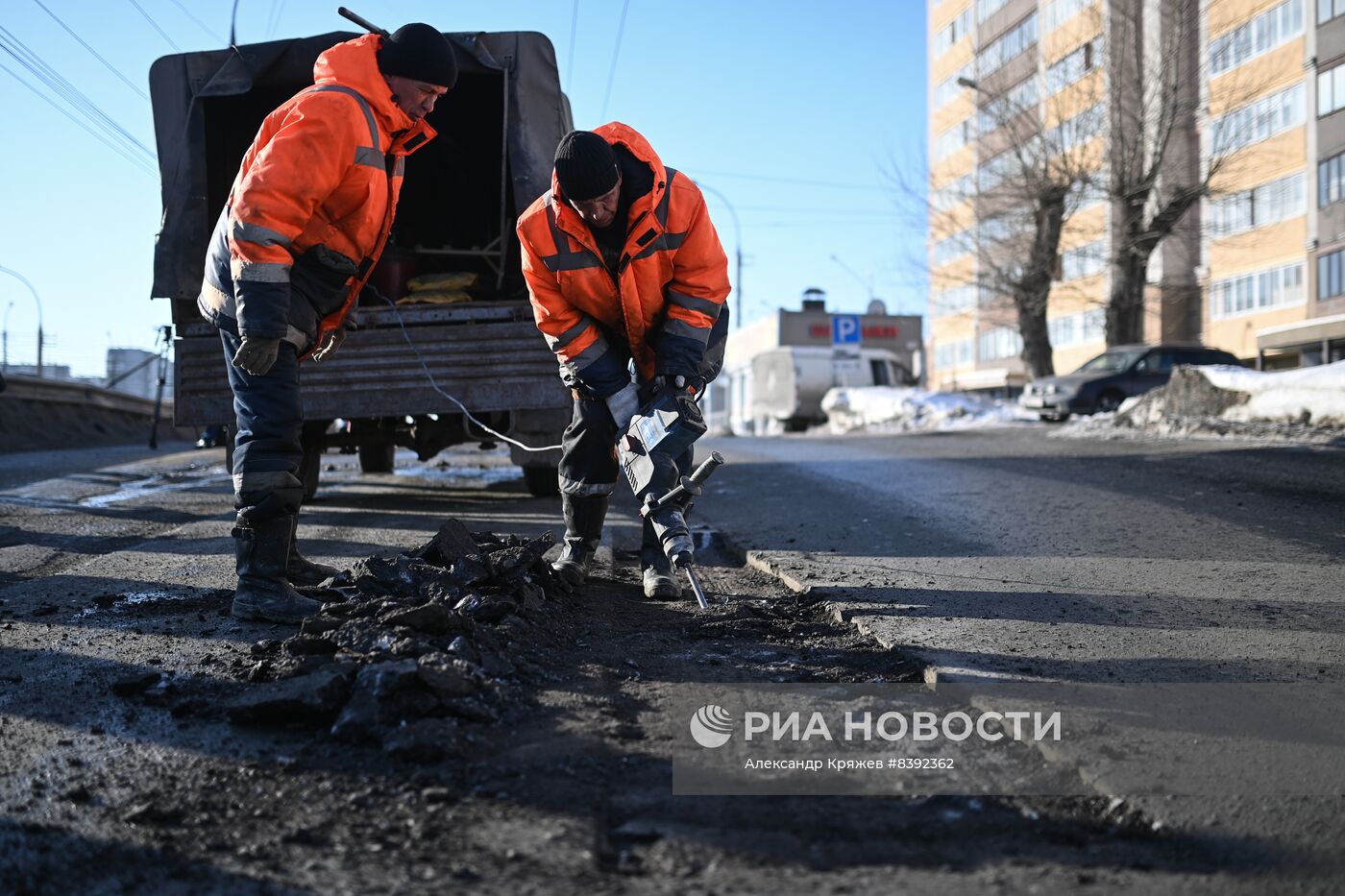 Поддерживающий ремонт дорог в Новосибирске