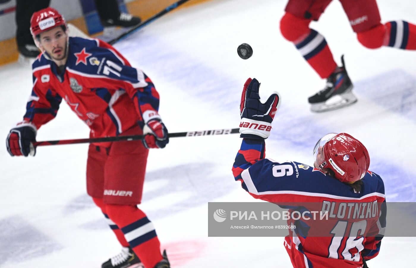 Хоккей. КХЛ. Матч ЦСКА - "Локомотив"