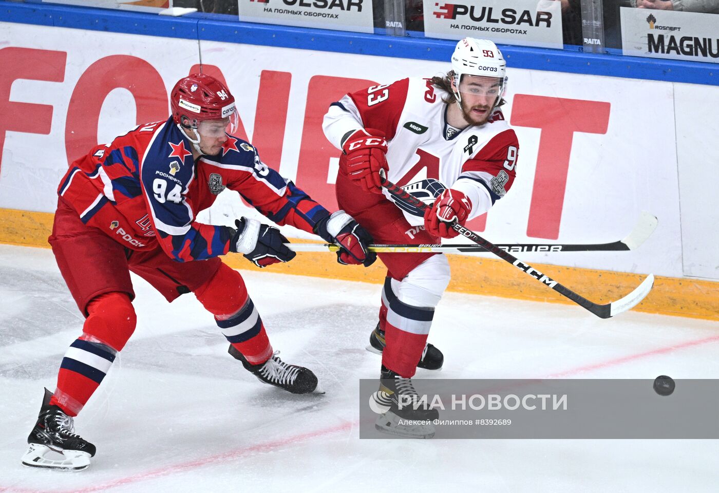 Хоккей. КХЛ. Матч ЦСКА - "Локомотив"