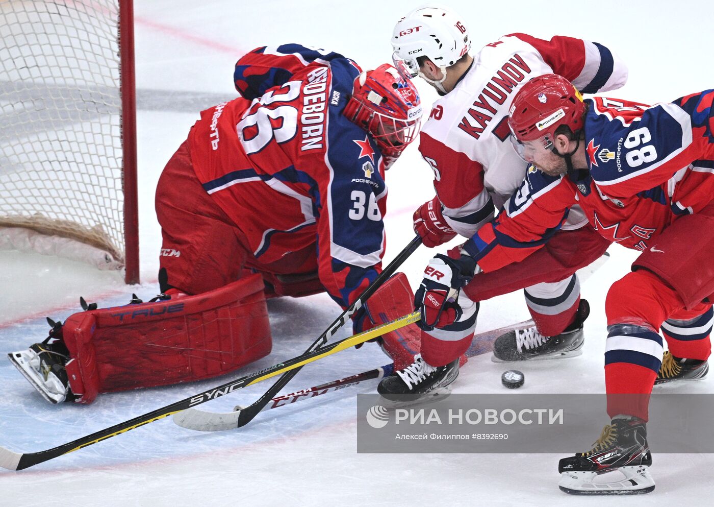Хоккей. КХЛ. Матч ЦСКА - "Локомотив"