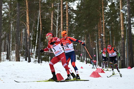 Лыжные гонки. Чемпионат России. Женщины. Спринт