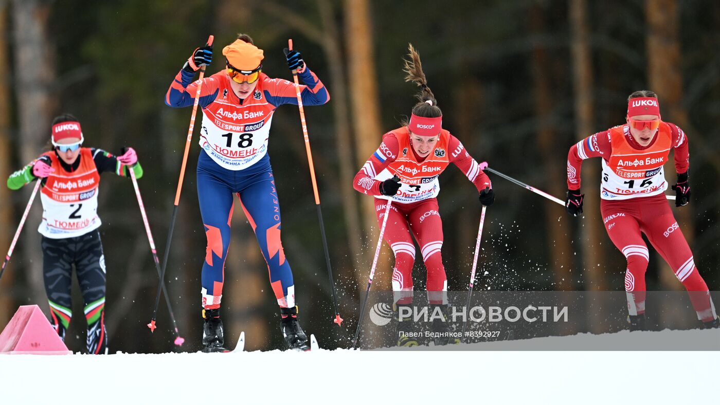 Лыжные гонки. Чемпионат России. Женщины. Спринт