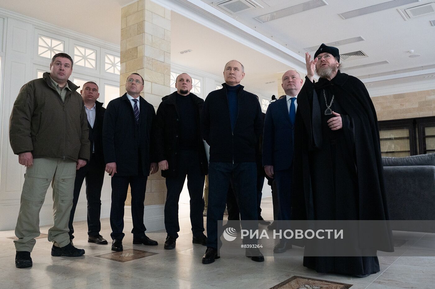 Президент РФ В. Путин посетил Севастополь