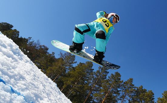 Соревнования по горнолыжному спорту для детей в Красноярске