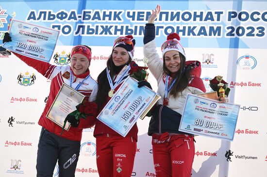 Лыжные гонки. Чемпионат России. Женщины. Скиатлон