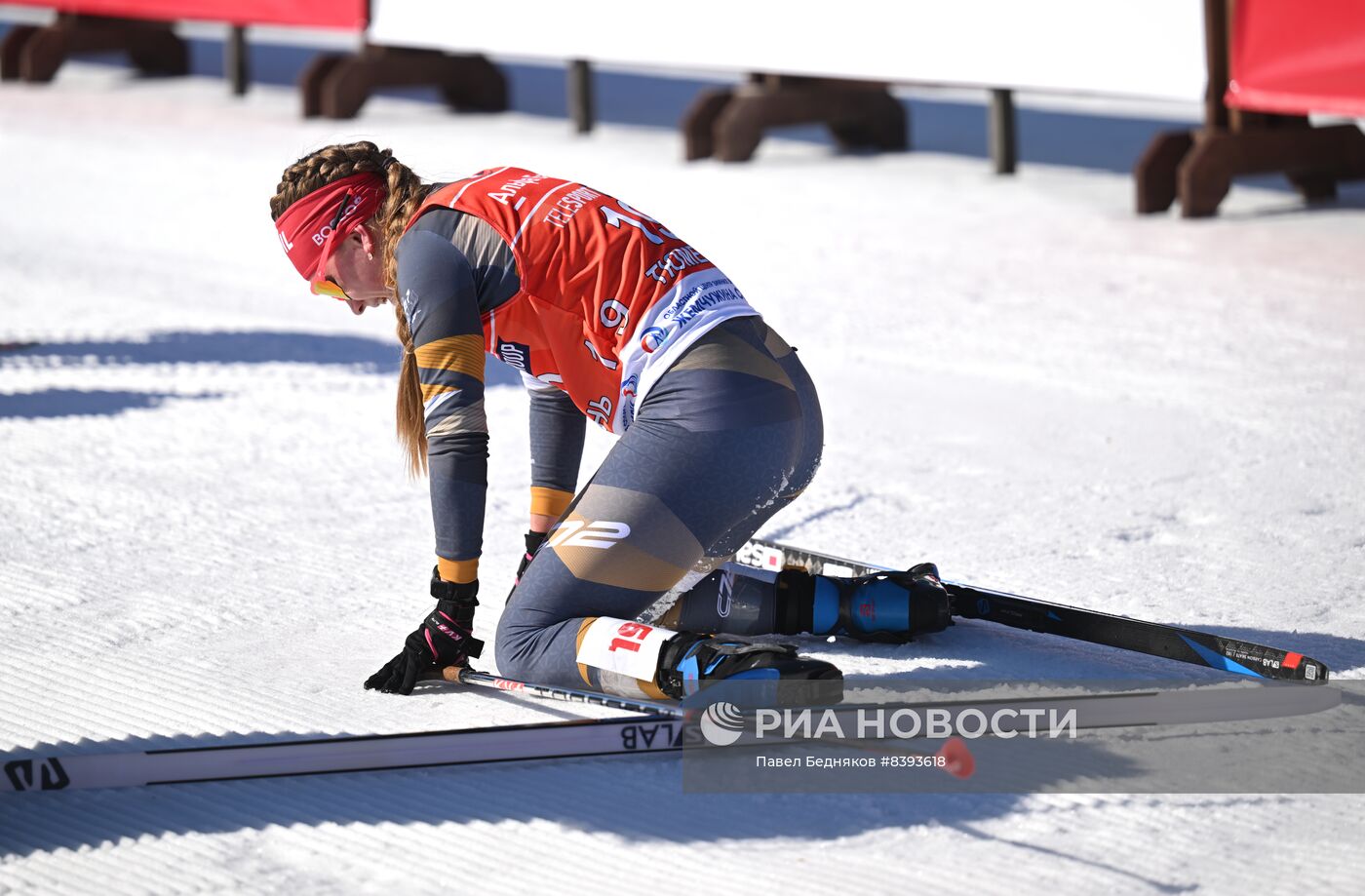 Лыжные гонки. Чемпионат России. Женщины. Скиатлон