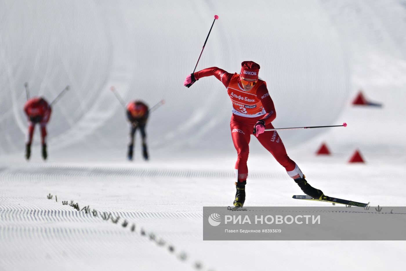 Лыжные гонки. Чемпионат России. Женщины. Скиатлон