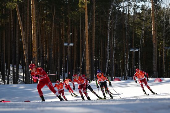 Лыжные гонки. Чемпионат России. Женщины. Скиатлон