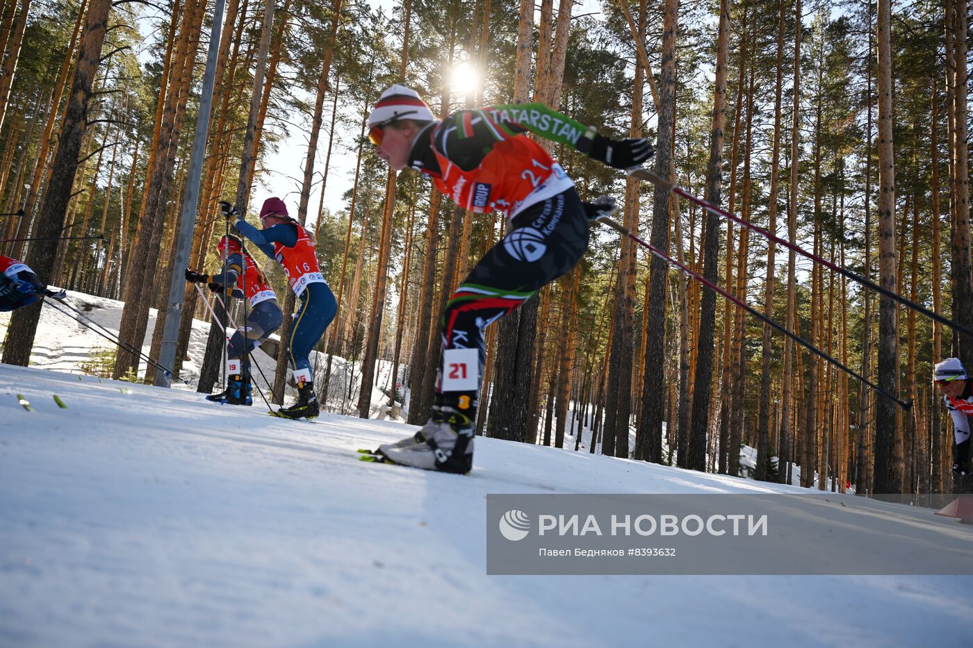 Лыжные гонки. Чемпионат России. Женщины. Скиатлон