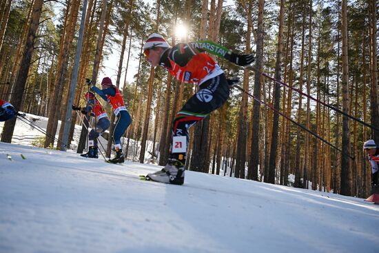 Лыжные гонки. Чемпионат России. Женщины. Скиатлон