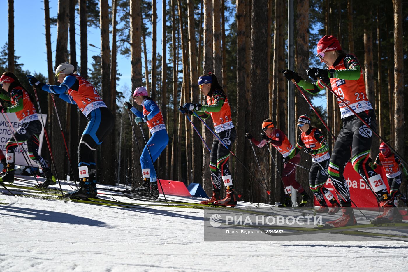 Лыжные гонки. Чемпионат России. Женщины. Скиатлон