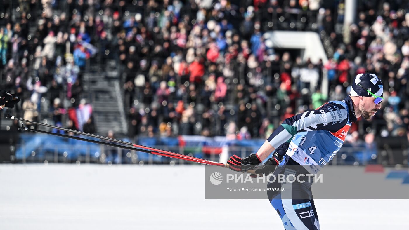 Лыжные гонки. Чемпионат России. Мужчины. Скиатлон