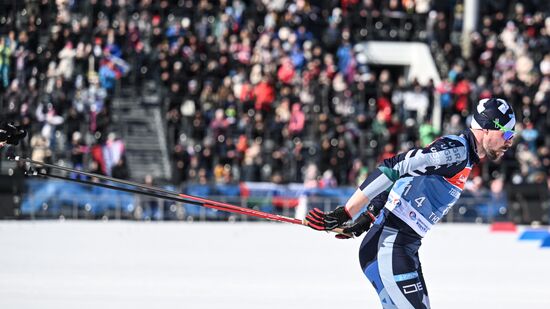 Лыжные гонки. Чемпионат России. Мужчины. Скиатлон