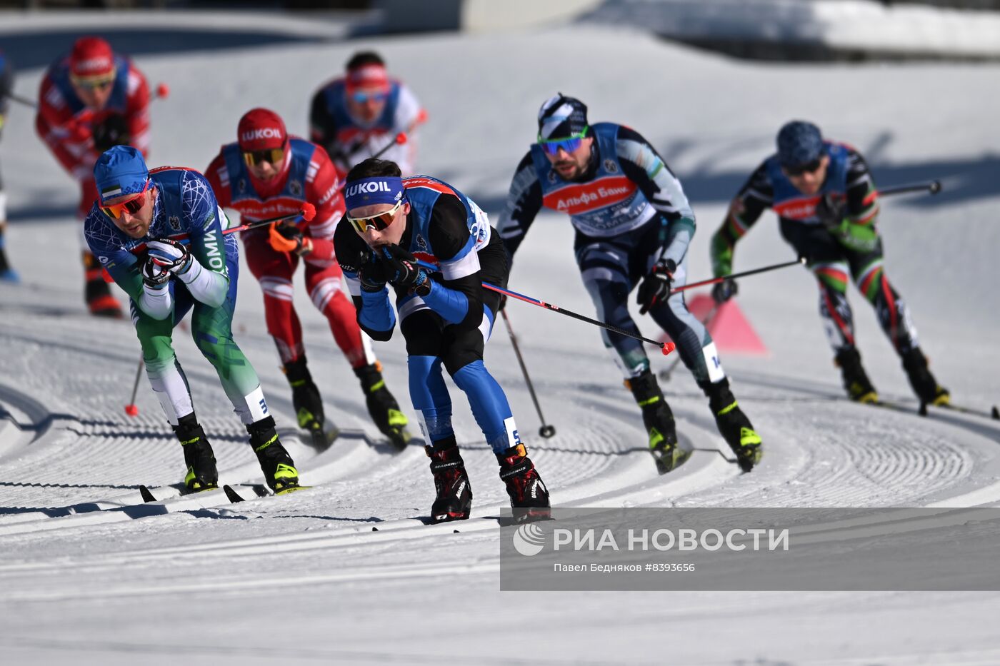 Лыжные гонки. Чемпионат России. Мужчины. Скиатлон