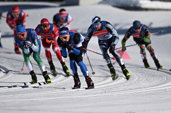 Лыжные гонки. Чемпионат России. Мужчины. Скиатлон