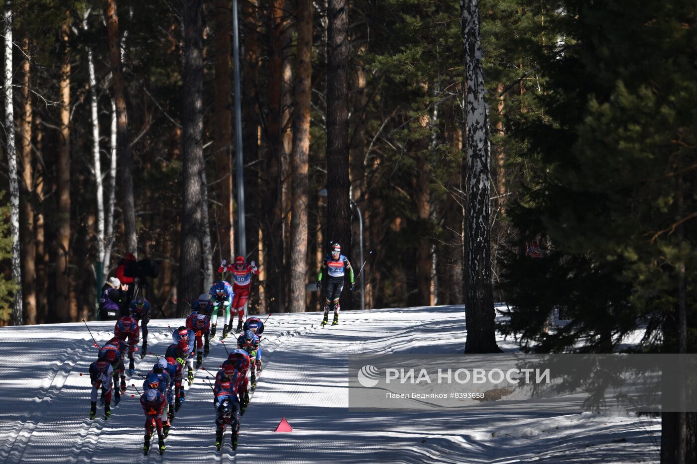 Лыжные гонки. Чемпионат России. Мужчины. Скиатлон