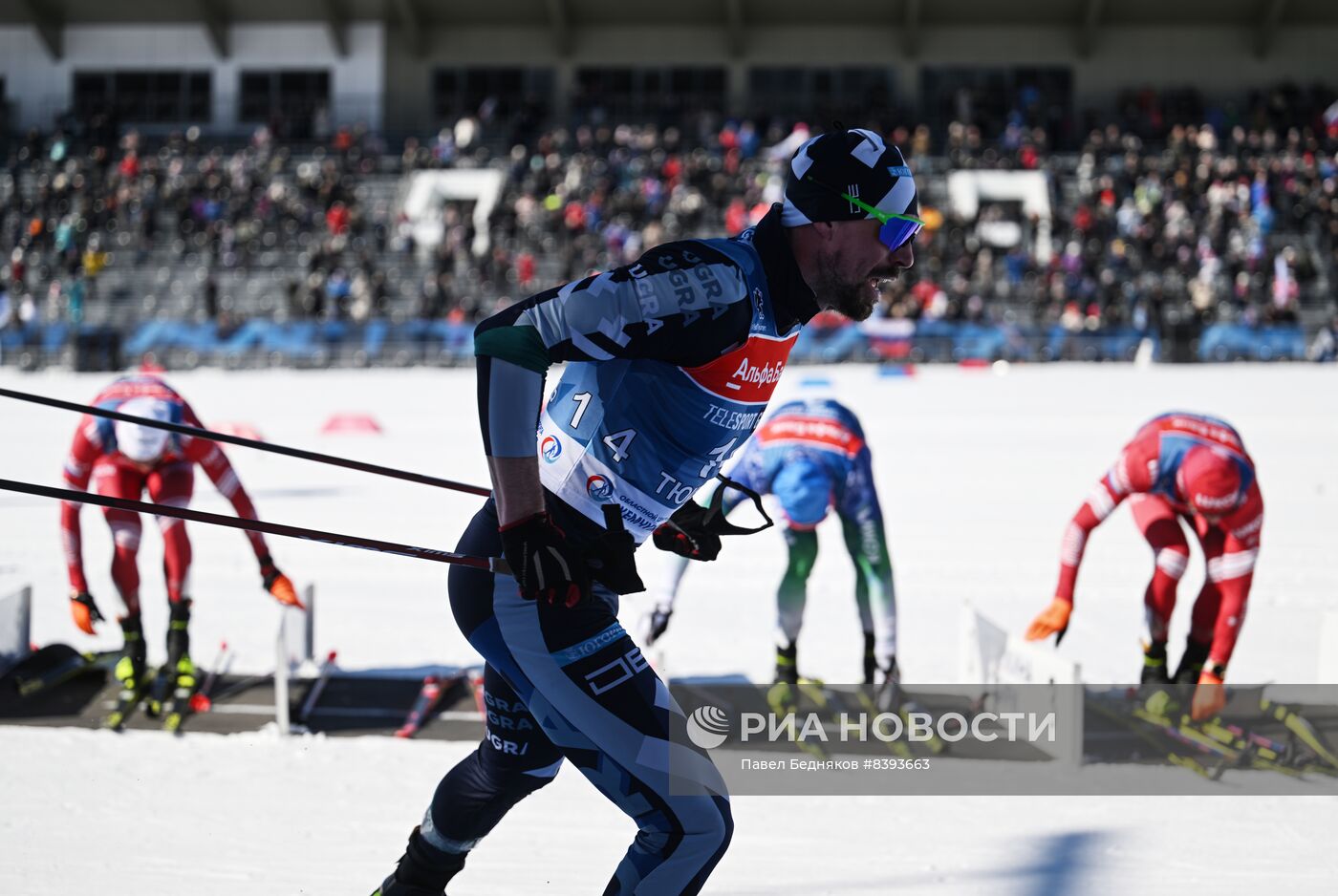 Лыжные гонки. Чемпионат России. Мужчины. Скиатлон
