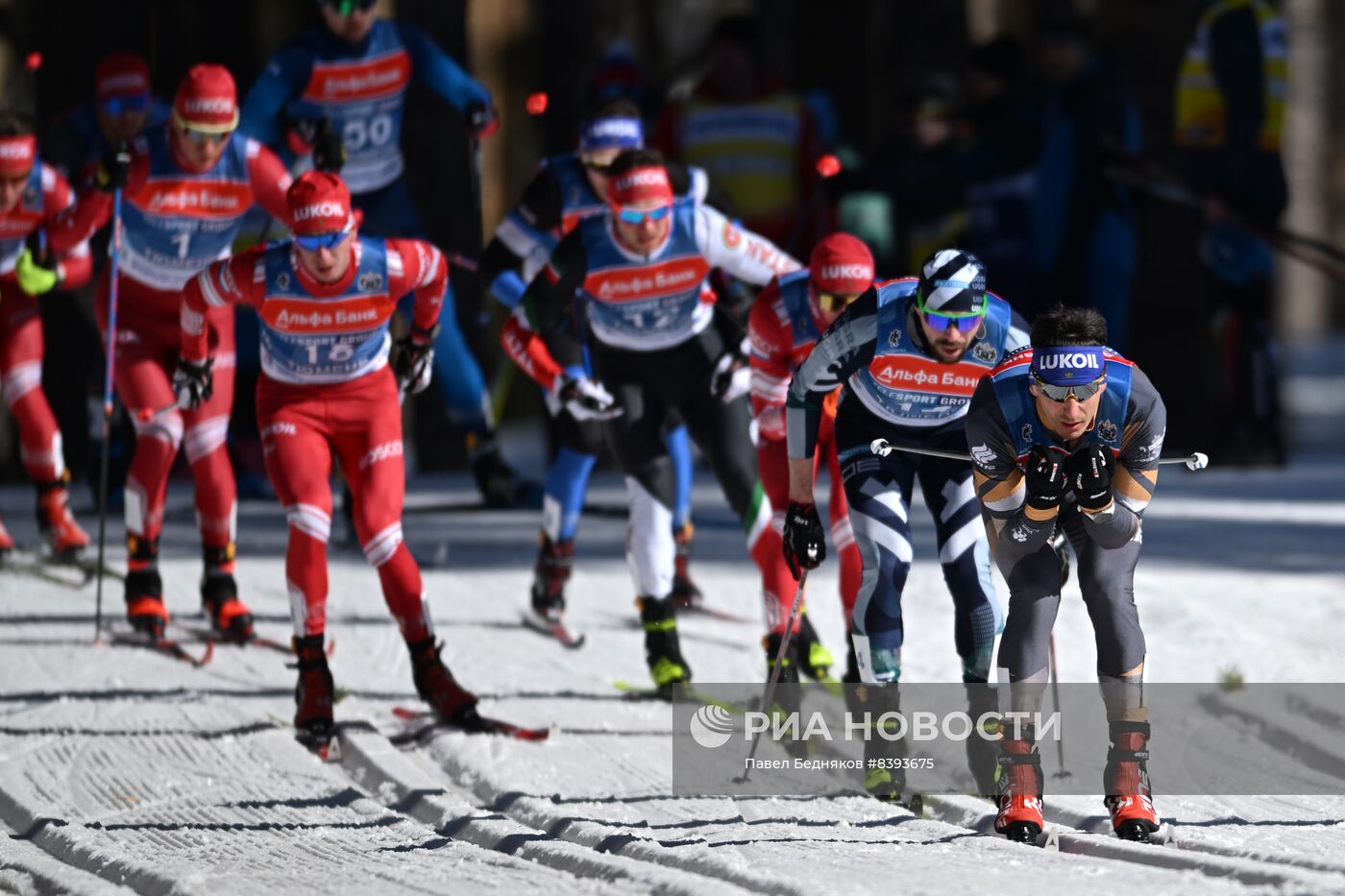 Лыжные гонки. Чемпионат России. Мужчины. Скиатлон
