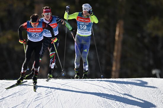 Лыжные гонки. Чемпионат России. Мужчины. Скиатлон