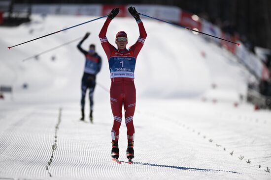 Лыжные гонки. Чемпионат России. Мужчины. Скиатлон