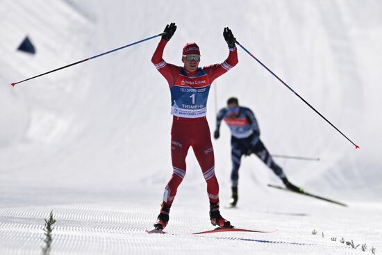 Лыжные гонки. Чемпионат России. Мужчины. Скиатлон