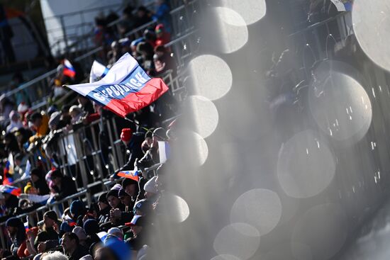 Лыжные гонки. Чемпионат России. Мужчины. Скиатлон