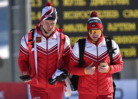 Лыжные гонки. Чемпионат России. Мужчины. Скиатлон