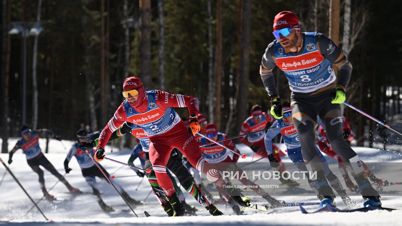 Лыжные гонки. Чемпионат России. Мужчины. Скиатлон