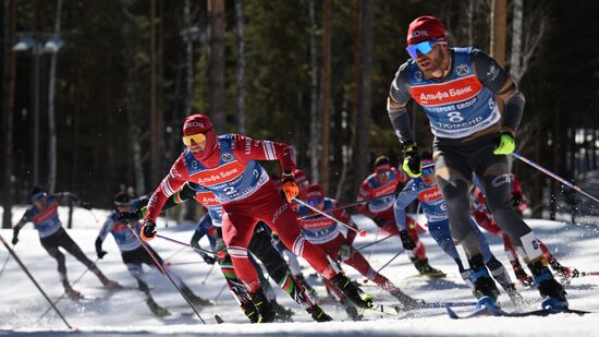 Лыжные гонки. Чемпионат России. Мужчины. Скиатлон