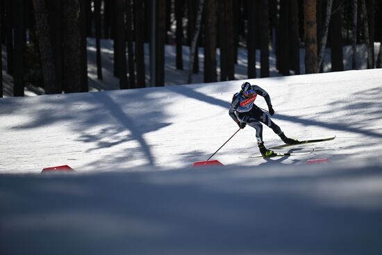 Лыжные гонки. Чемпионат России. Мужчины. Скиатлон
