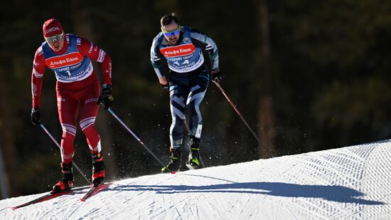 Лыжные гонки. Чемпионат России. Мужчины. Скиатлон