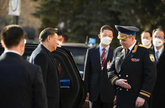 Встреча президента РФ В. Путина с председателем КНР Си Цзиньпином