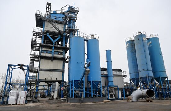 Готовность асфальтобетонных заводов ГБУ "Автомобильные дороги" к старту ремонтного сезона