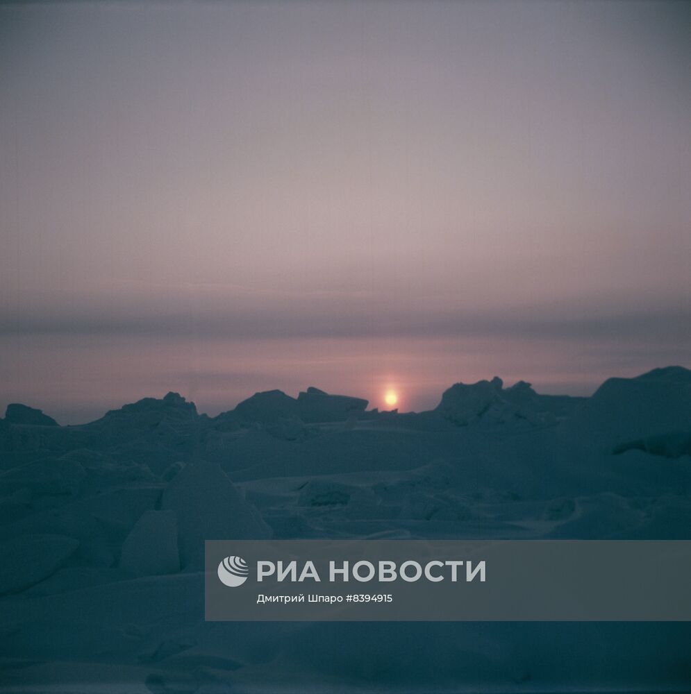 Участники арктической экспедиции газеты "Комсомольская правда"