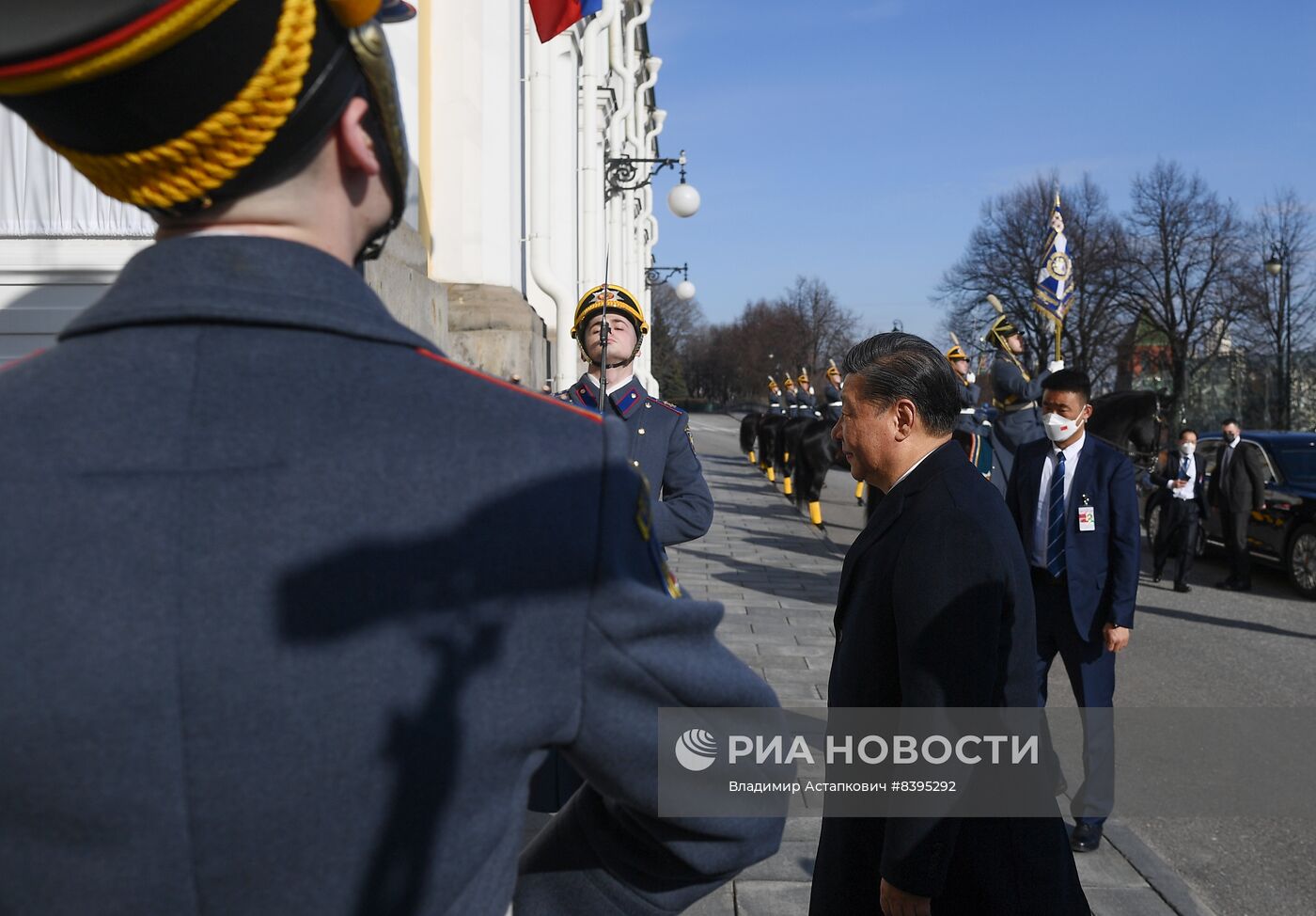 Встреча президента РФ В. Путина и председателя КНР Си Цзиньпина