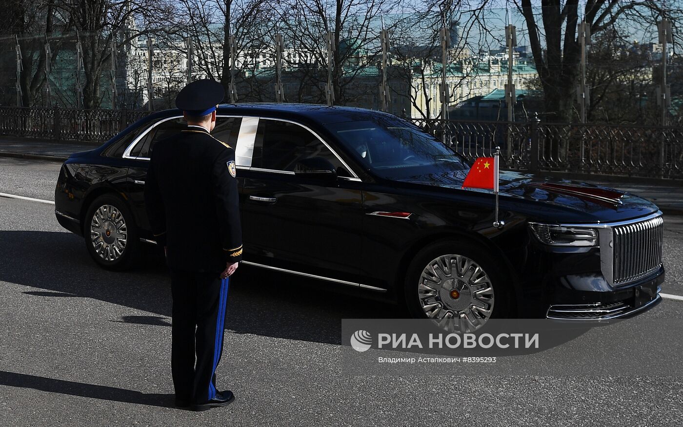 Встреча президента РФ В. Путина и председателя КНР Си Цзиньпина