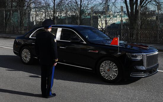 Встреча президента РФ В. Путина и председателя КНР Си Цзиньпина